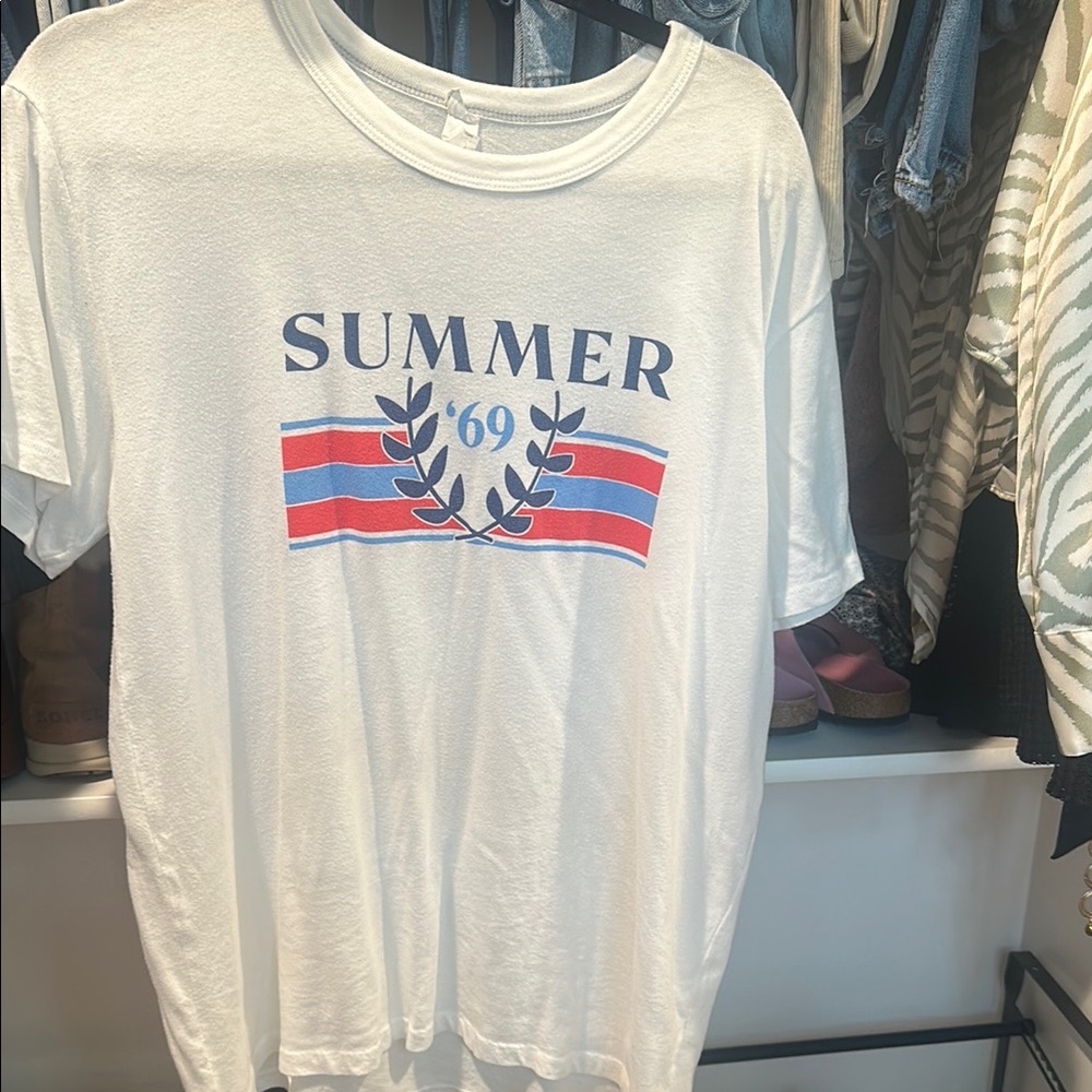 White Summer '69 Graphic T-Shirt